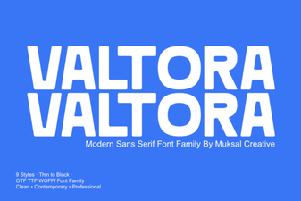 Valtora Font: Design Ideas & Application Guide