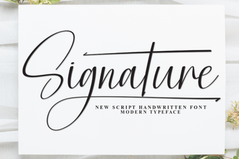 Signature Fonts to Elevate Your Creative Projects