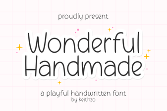 Beautiful Handmade Fonts for Creative Projects